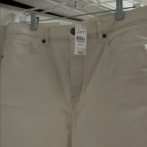 LOFT Women's White Jeans